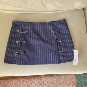 With Jean Pin Me Skirt NWT